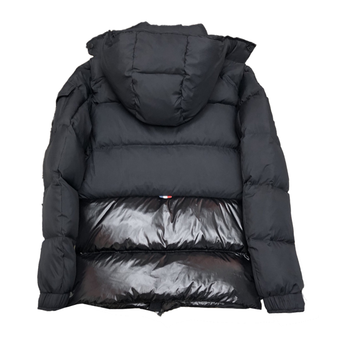 

2022 MAYA Mens Down Jackets Color bar design And EmbroideryLetter Badge Womens Parkas 2color size1-5, Supplement (not shipped separately)