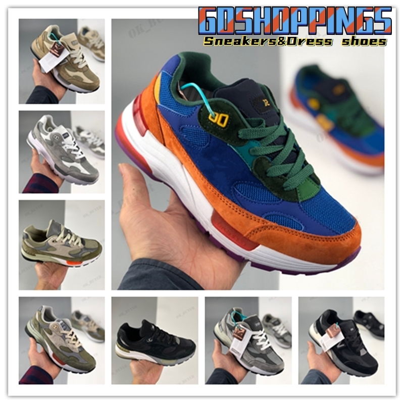 

Running Shoes 992 pigskin 7-12 classic retro limited edition old slipper sandal designer women Sneakers Platform men basketball Outdoor