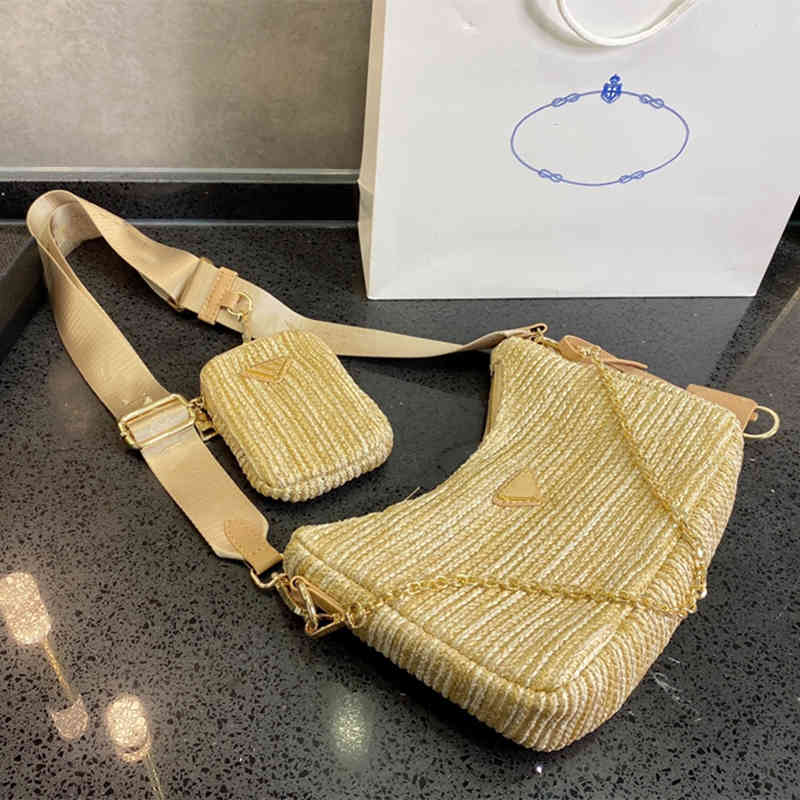 

Evening Bags Designer crossbody Mini Shoulder Half moon Straw bag high-quality party Shopping occasions Fashion brand wholesale with G1O1, 1# packing bag