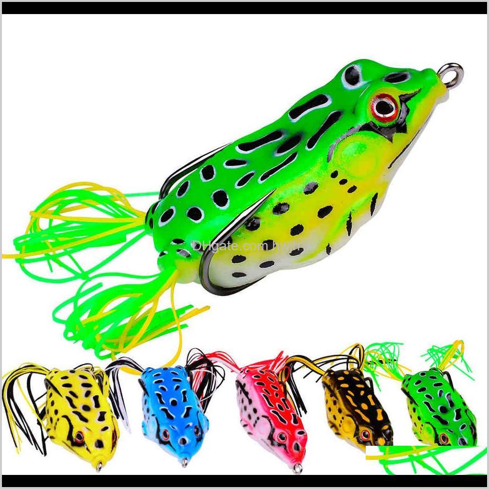 

Baits Lures Sports & Outdoors6Dot1Cm 1Pc Classic Fishing Lure Thunder Frog 17Dot5G Black Fish Simulation Fake Soft Bait Drop Delivery 2021 Ua