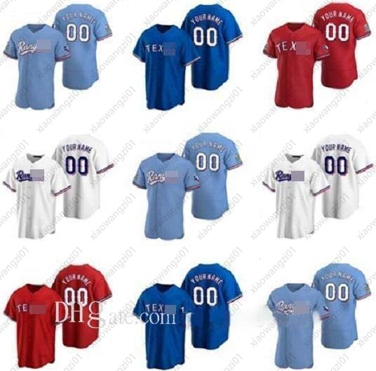 

Custom Baseball Jerseys Men Women kids Delino DeShields Jersey Nolan Ryan Joey Gallo Rougned Odor Shin-Soo Choo Cole Hamels Prince Fielder