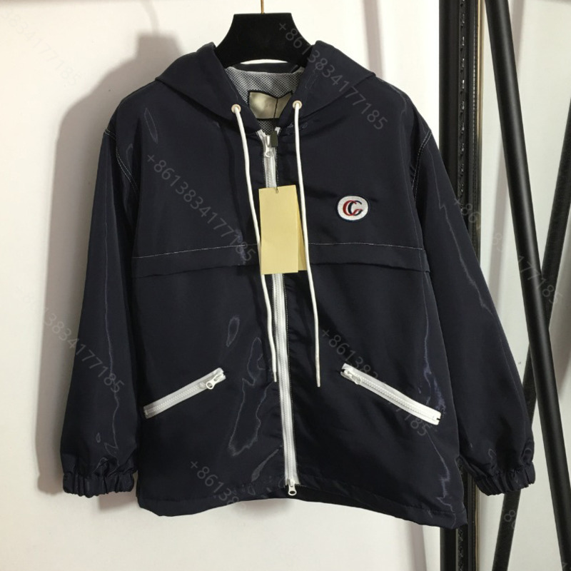 

21ss designer coat jacket women cciggu brand Hooded trench coats long sleeve letters logo jackets running bike essential designer clothes wo, Black;brown