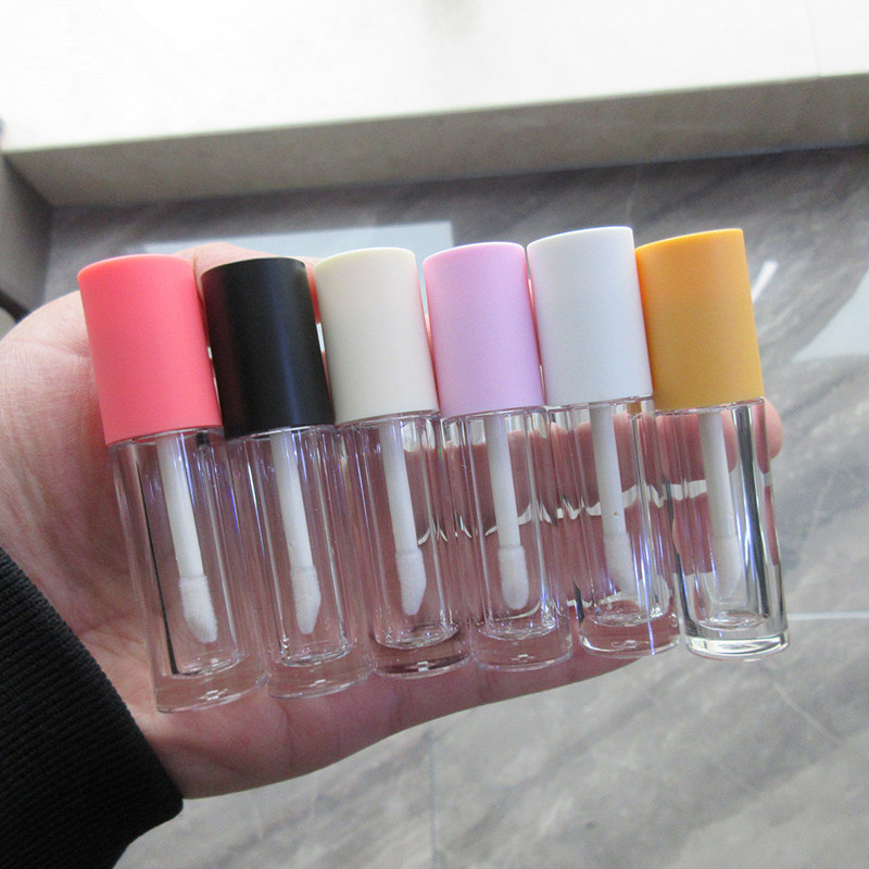 

3.5ml Round Empty Clear Lip Gloss Tube Lip Balm Bottle Container Travel Refillable Bottle