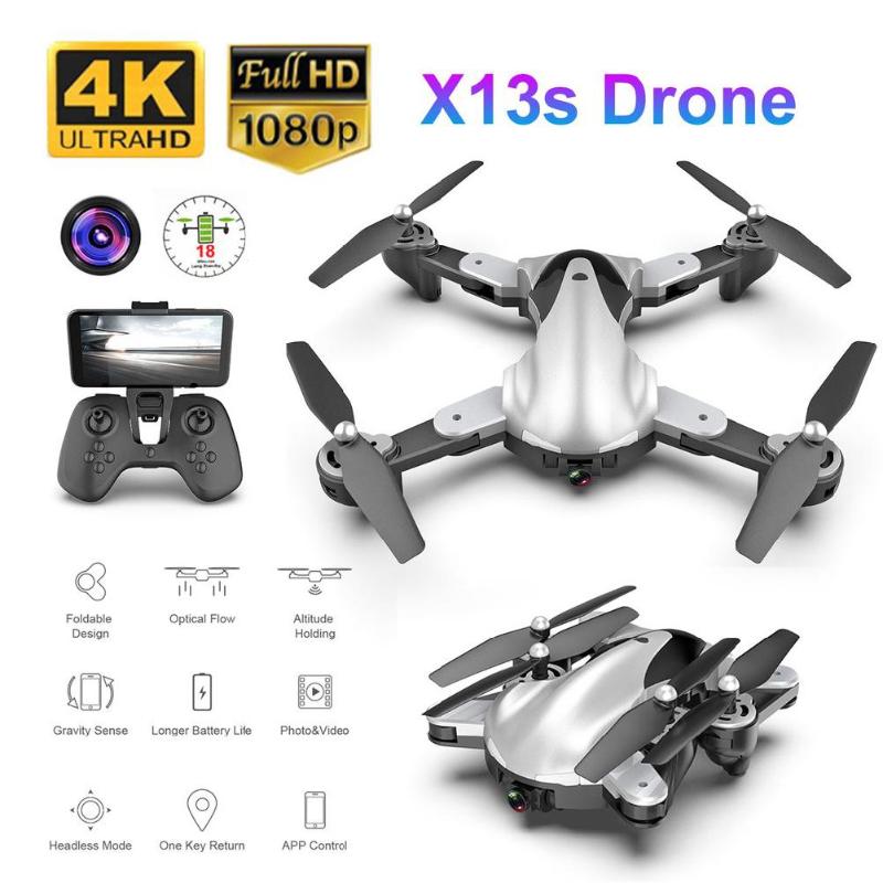 

LeadingStar X13S Foldable RC Drone 1080P/4K Camera Gesture Po Video Optical Flow Position Helicopter Drones