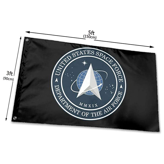 

United States Space Force Flag Vivid Color UV Fade Resistant Outdoor Double Stitched Decoration Banner 90x150cm Sports Digital Print Wholesale
