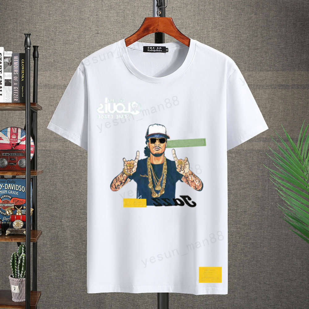 

New Fashion Collection Super Large Summer Men Short Mouw Loose Prints O-neck Unforced Used T-shirt Plus Size 3XL-7XL8XL9XL10XL, Extra shipping fees not product