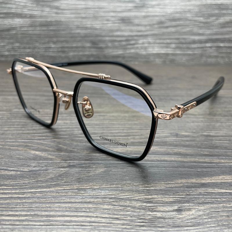 

Fashion Sunglasses Frames Pure Titanium Glasses Frame For Men Retro Optical Women Square Prescription Eyeglasses Male Classic Eyewear Oculos