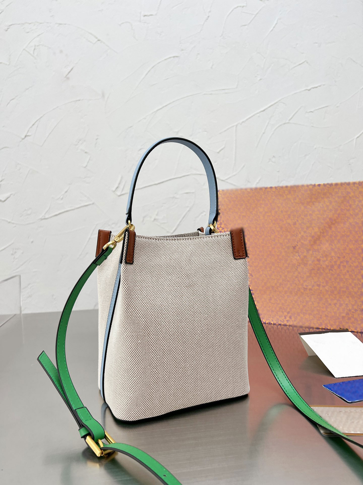 

2022 Torys bucket bag Handbags Designer New Tote Bag Ella Portable One Shoulder Shopping Bags Women's Canvas bucket bags