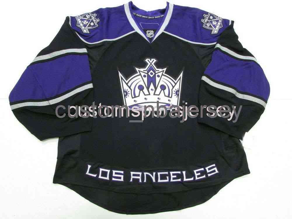 

Stitched LOS ANGELES KINGS TEAM ISSUE JERSEY  60 add any number name, Black