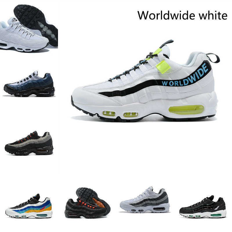 

Top Quality 95 Running Shoes Yin Yang OG Solar Triple Black White Worldwide Seahawks Particle Grey Neon 95s Laser Fuchsia Red Men Women Spor