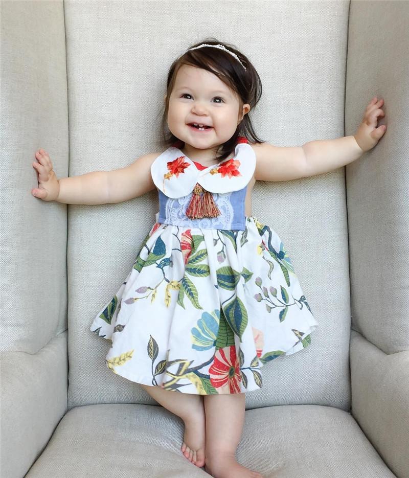 

Girl's Dresses Cute Girls Party Princess Dress Clothes Embroidery Floral Birthday Backless For, Red;yellow