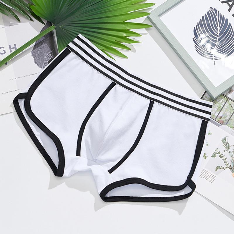 

Underpants Men Sexy Underwear Cotton Bikini Boxers Soft Shorts Mini Briefs, Black