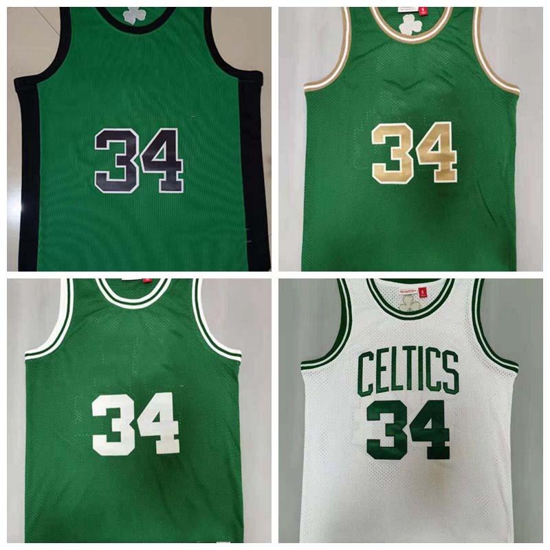 

Basketball Jersey Boston's Celtics's 34 Paul Pierce Embroider Jerseys.