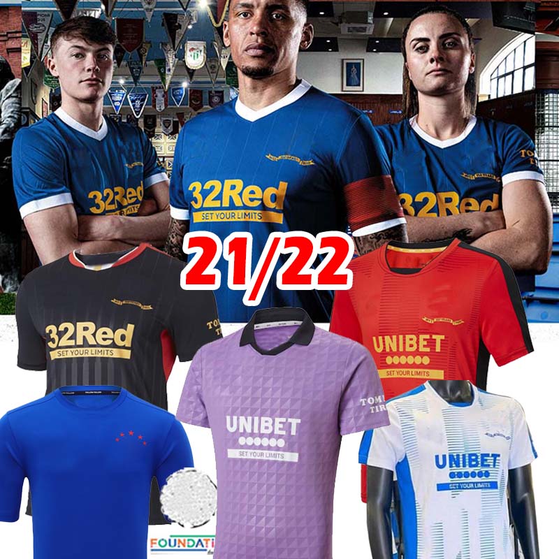 

2021 2022 Rangers Soccer Jerseys Glasgow 21/22 TRAINING TEE CHAMPIONS 55 DEFOE Player version BARKER MORELOS Men + kids+women home away third Football Shirts, 21 22 home