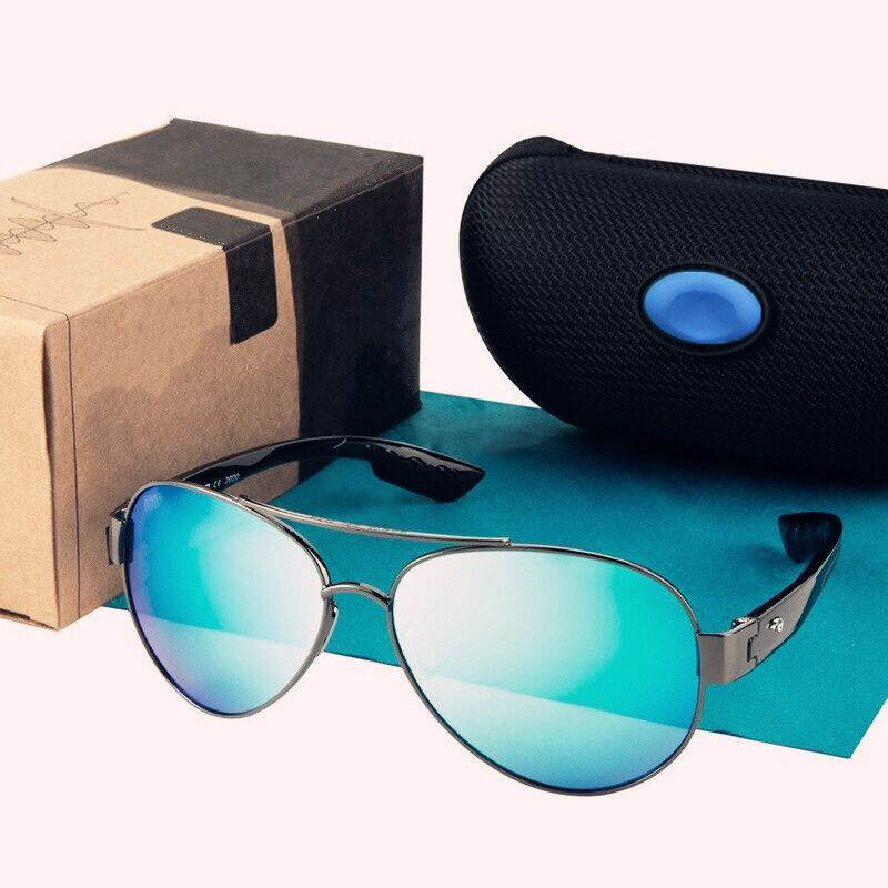 

LORETO Sunglasses Men Polarized Pilot Driving Sun Glasses For Male Brand Designer 580P Mirror Sport Fishing Goggles