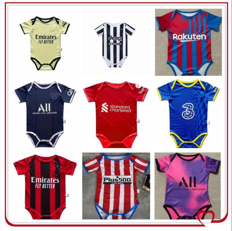 

Manchester 2021 2022 Paris Real madrid Baby soccer jerseys 6 to 18 Sao Paulo Flameng months football shirts Ball Infant Squad Bodysuit 21 22, Black;yellow