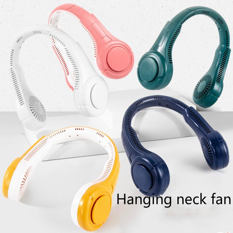 

Mini Bladeless Fan Neck USB Rechargeable Mute Sports Fans For Home Outdoor Ventilador Portatil Abanicos Electric