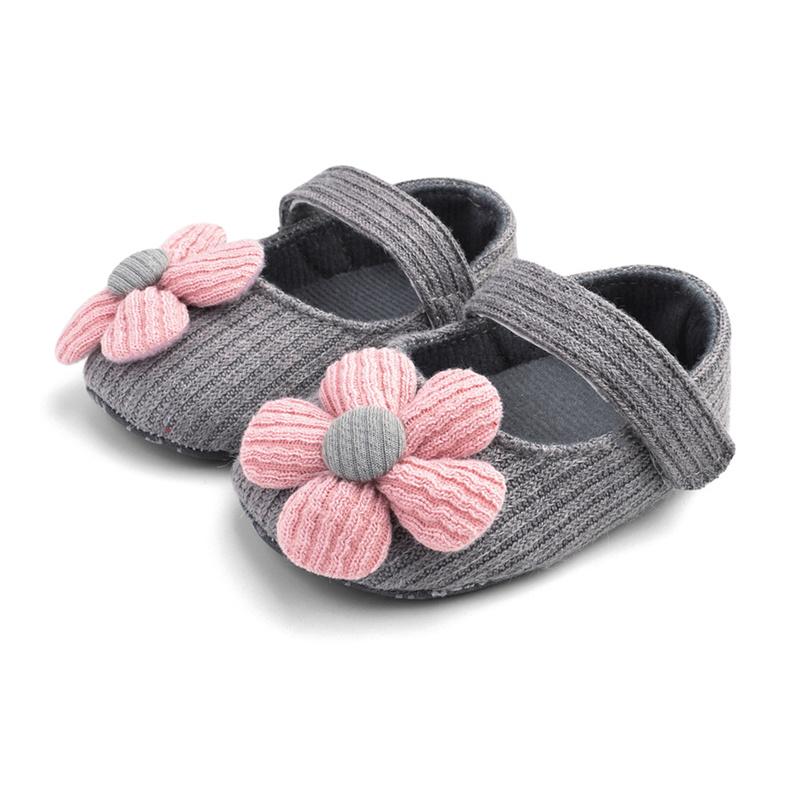 

First Walkers Infant Baby Girl Soft Crib Shoes Non-slip Bow Princess Born Toddler Sneaker