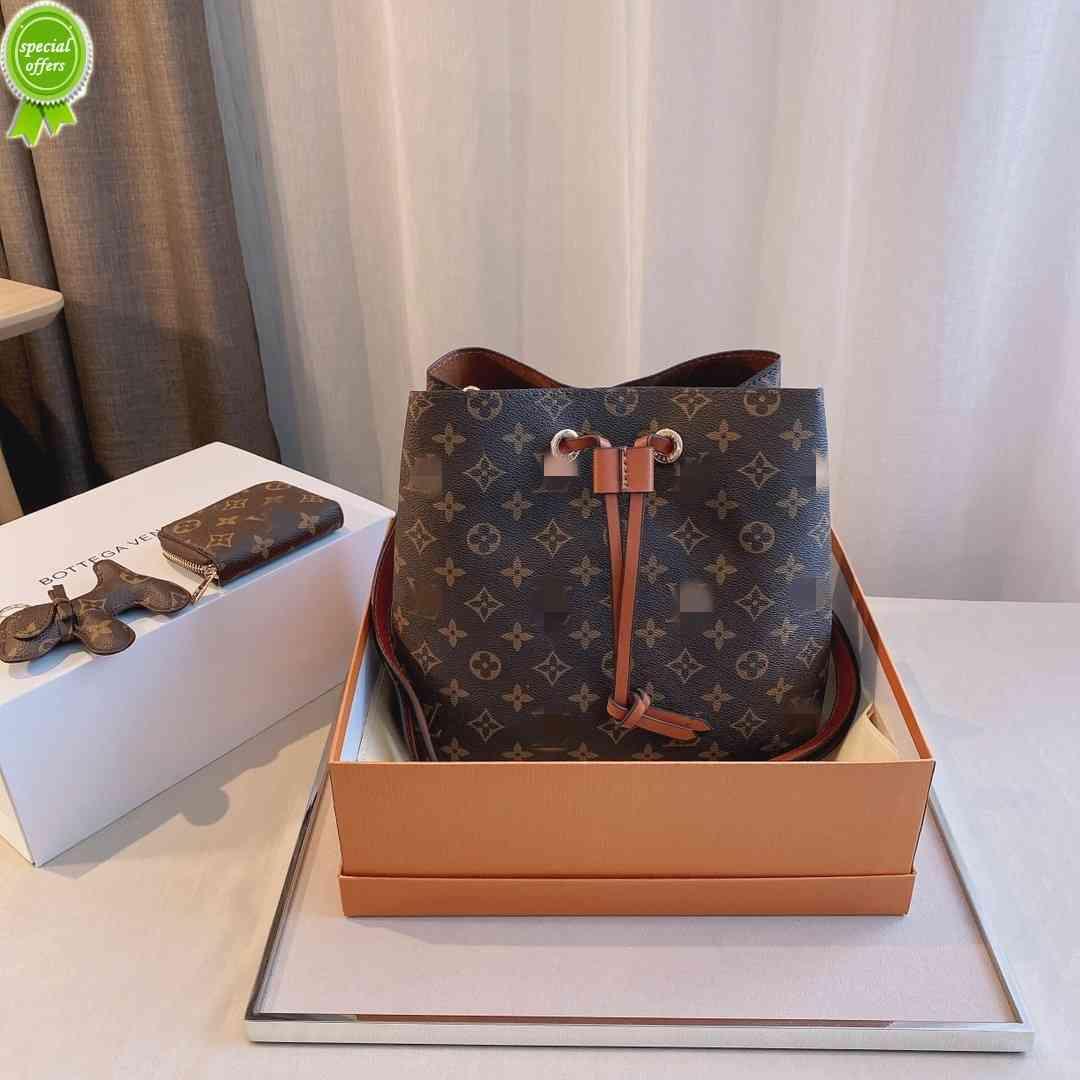 

LVLOUIS Handbags VITTON ONTHEGO Shoulder hair Bags Women Leather Luxury Designer Handbag Female Fashion Messenger Crossbody Bag Tote 1, Black