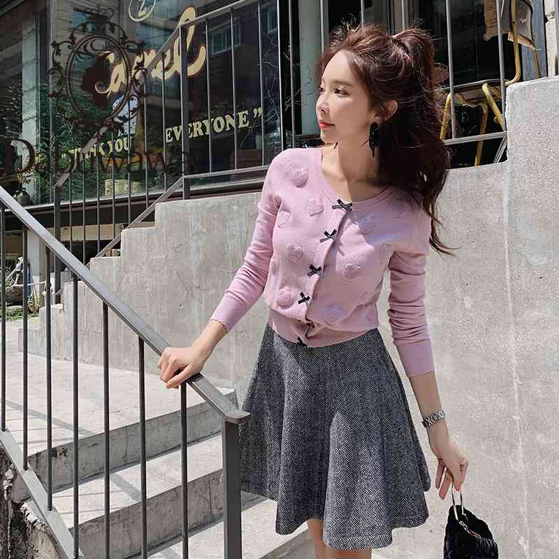 

Dabuwawa Gray Zip Back Pleated Solid Flared Mini Skirts Womens A Line Elegant Casual Workwear Skirt Office Lady DN1CSK012 210520