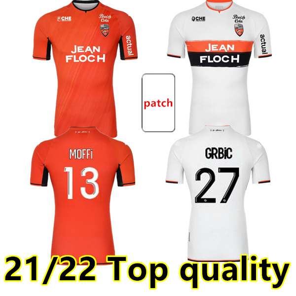 

21 22 Lorient Soccer Jerseys Home Away 2021 2022 Wissa MOFFI MAILLOT DE FOOT Hamel Umut Bozok Ponceau Grbic Man Football Shirts top thailand quality, Black;yellow