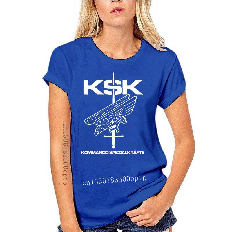 

Trendy Casual Men's T-Shirts Deutschland Germany Special Forces Short Sleeve Tees Shirt Men Ksk Army Combat Printed Tops Plus Size, Green