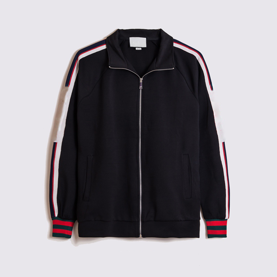 

2020 Fashion Designer Jacket Windbreaker Long Sleeve Mens Jackets Hoodie Clothing Zipper With Animal Letter Pattern Plus Size Clothes M-3XL, Black