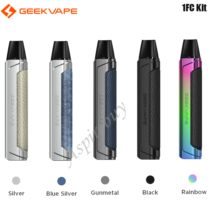 

GeekVape Aegis 1FC Kit 550mAh Battery with 2ml Pod Cartridge Vape Pen Kit Top-fill Atomizer for MTL Vaping " Fully charged in 15 mins" E-cigarette Authentic, Mixed color