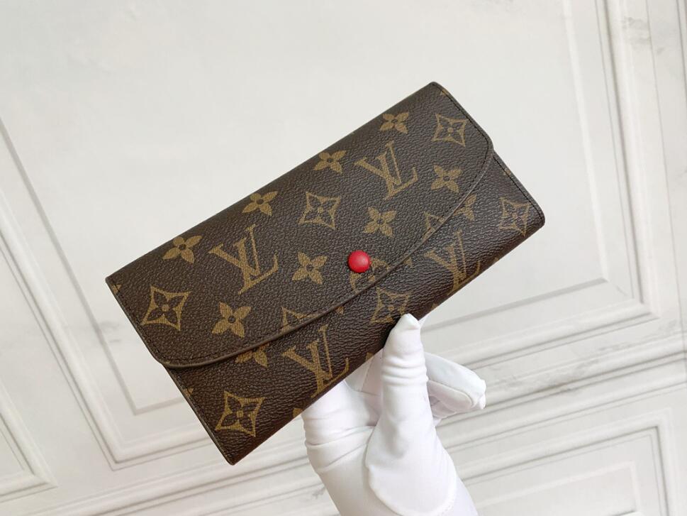 

#26 GGLVLouisVittonYSLVUTTON quality holder Wallets Key Purse Luxurys Designers Holders handbag Men Women&#039, Red;black