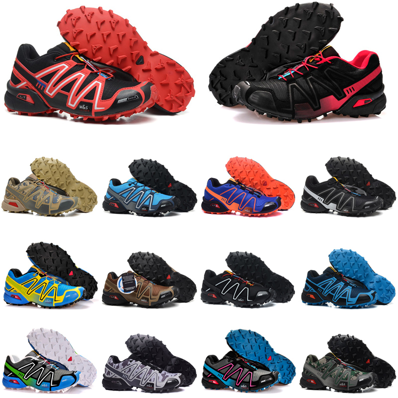 

lowest price speed cross 3 outdoor mens running shoes SpeedCross runner Jogging III Black Green Pink Grey #15 Men Trainers Sports Sneakers chaussures zapatos, Color #18