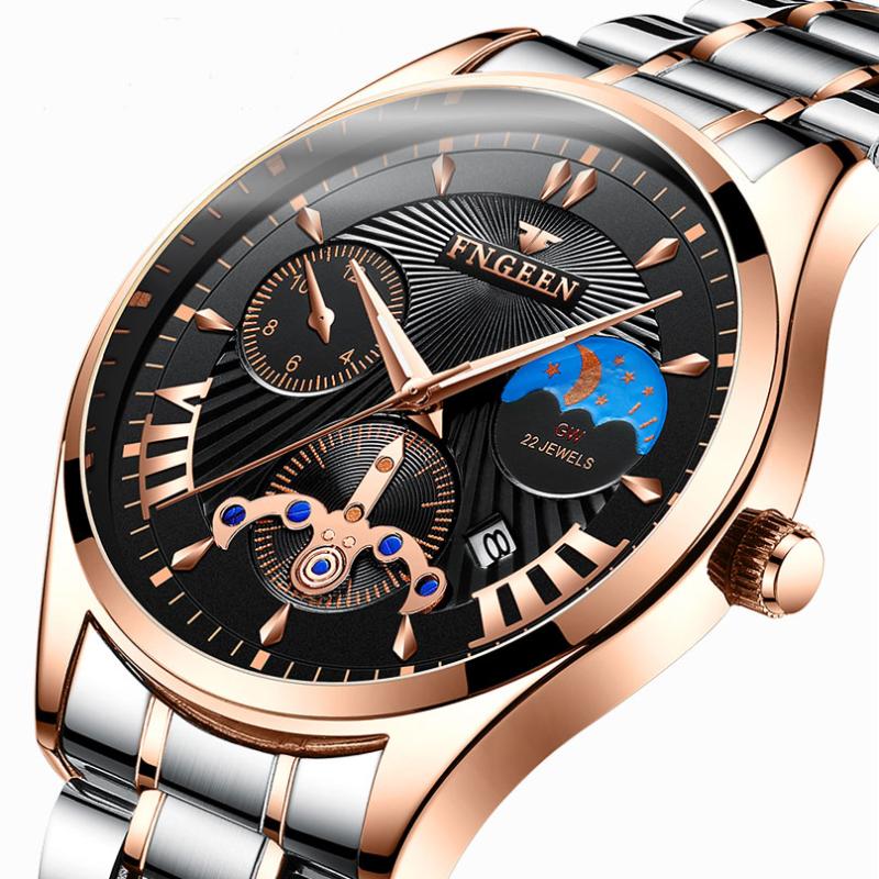 

Wristwatches Watch Men's Non-mechanical Calendar Waterproof Luminous Quartz Male True Leather Belt Business Fashion Student, Bronze