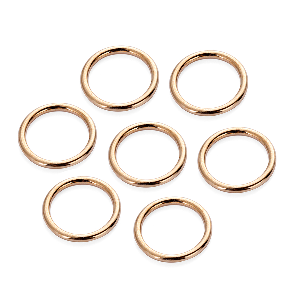 

10Pcs/Lot 15mm/20mm/25mm/30mm/35mm Black Bronze Gold Silver Circle Ring Connection Alloy Metal Shoes Bags Belt Buckles DIY