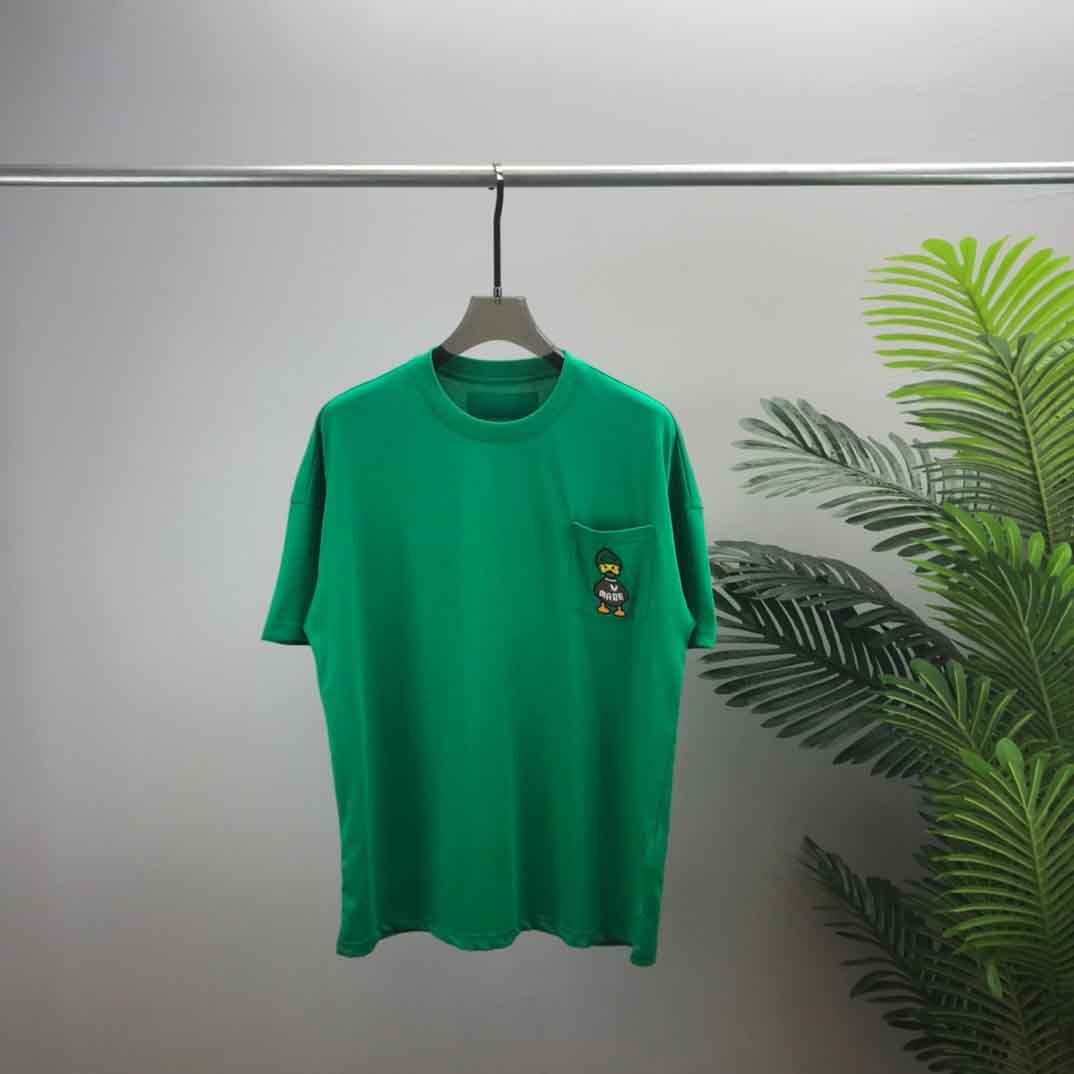 

2021ss spring and summer new high grade cotton printing short sleeve round neck panel T-Shirt Size: m-l-xl-xxl-xxxl Color: black white x6666, Green