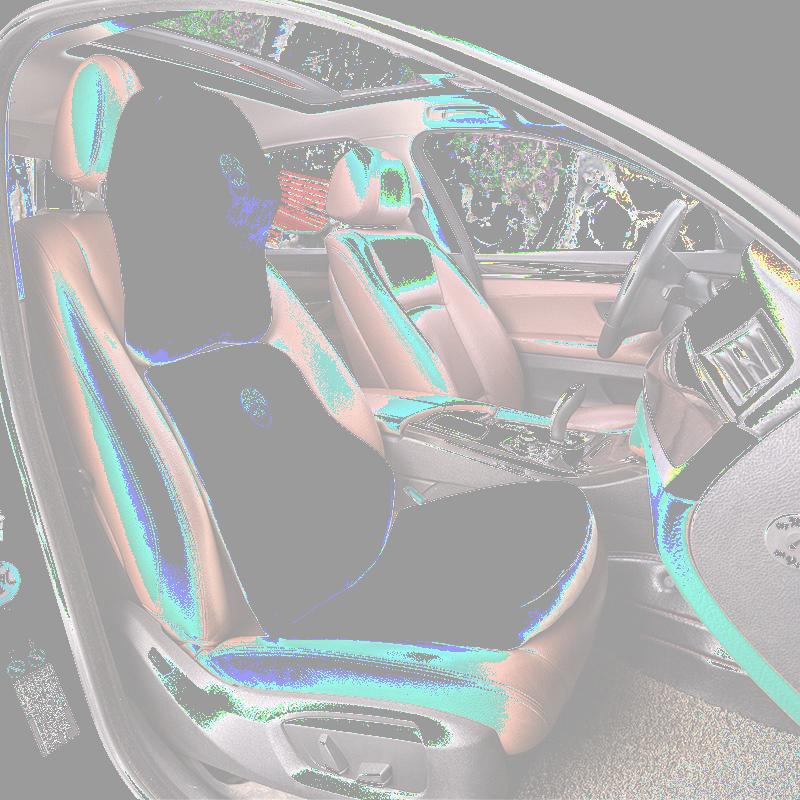 

Seat Cushions Forbell Car Cushion Pillow Neck Back Waist Soft Suede