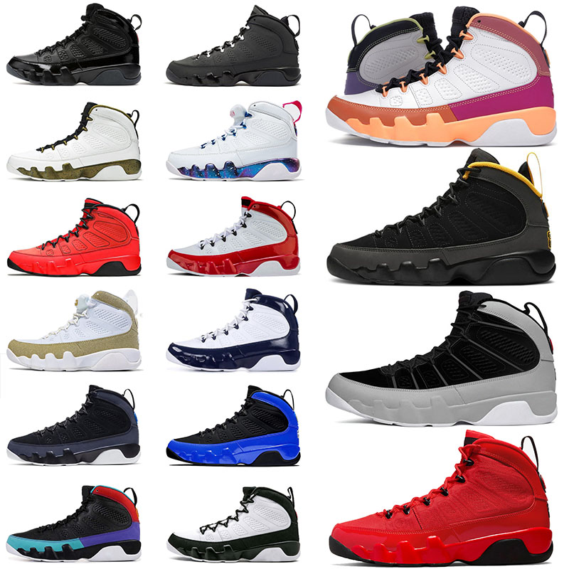 

Mens Jumpman 9 9s Basketball Shoes Designer Chile Red Particle Grey Motorboat Jones Change The World Space Jam Anthracite University Gold Sports Sneakers Trainers, C3 racer blue