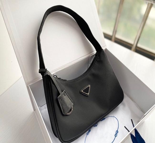 

Andd1y_top Designer Bags Re-Edition 2005 nylon hobo shoulder bag high quality luxury brand designers classic fashion chain armpit, Yellow
