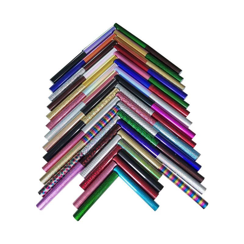 

Decorative Stickers Rich color 1 sheet 25cmx100cm Laser Heat Transfer Vinyl Camouflage Rainbow Iron on Film HTV