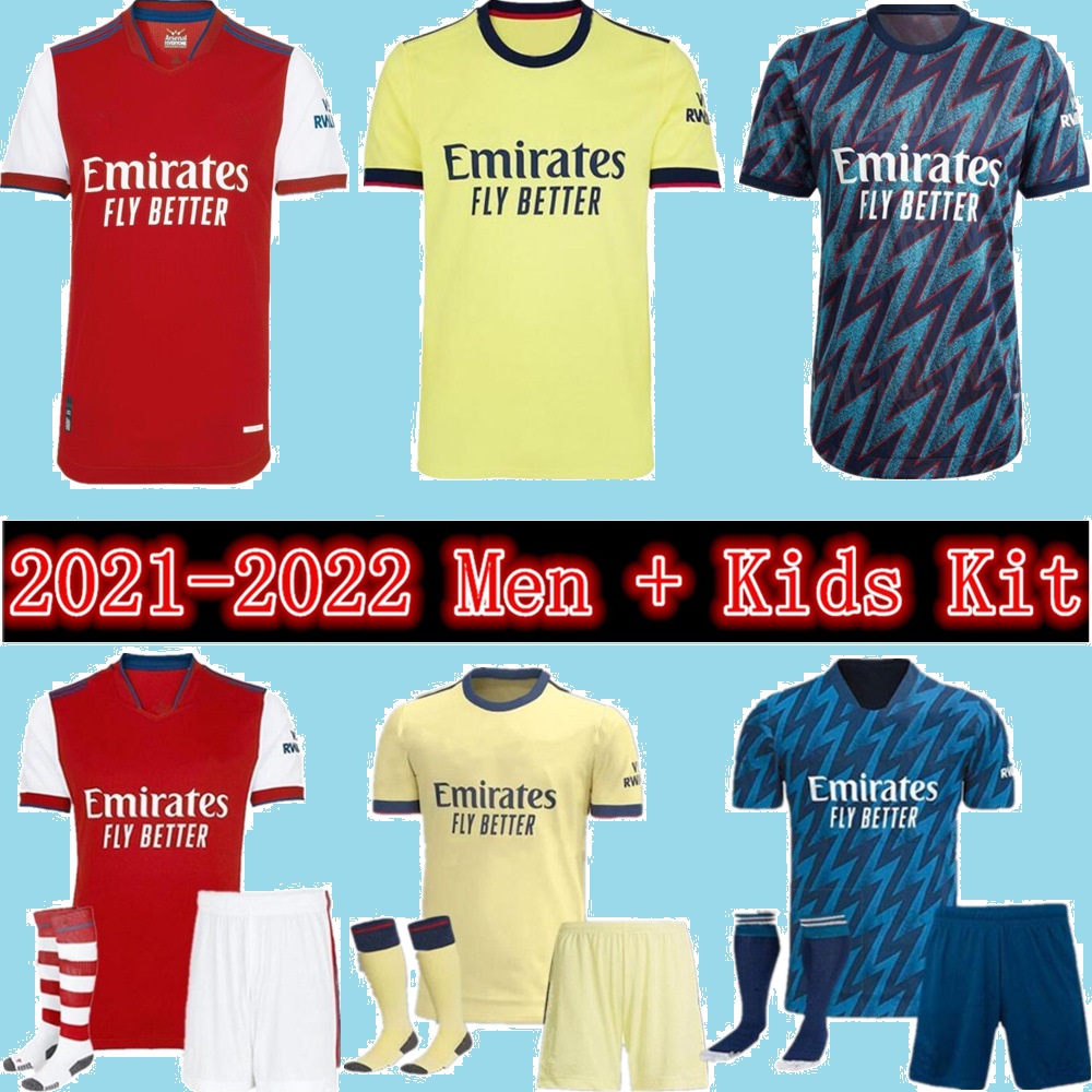 

Arsen 21 22 ØDEGAARD Gunners home away soccer jerseys 2021 PEPE NICOLAS CEBALLOS SMITH ROWE WILLIAN TIERNEY ODEGAARD SAKA THOMAS Football shirt men + kids kit Uniforms, Away+league patch adult