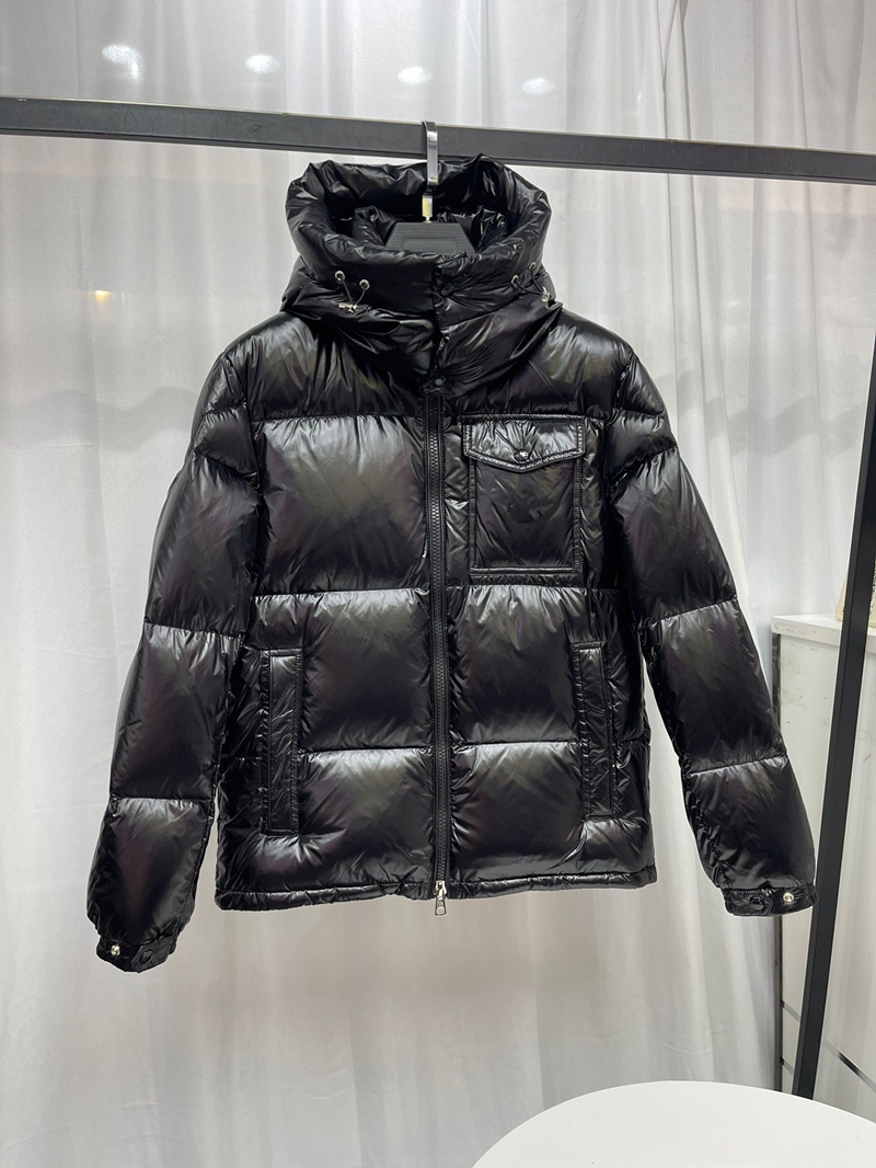 

Men's and women's winter outdoor leisure sports down jacket white duck windproof parker hooded warm real wolf fur fashion classic adventure designer jacketsMonclair