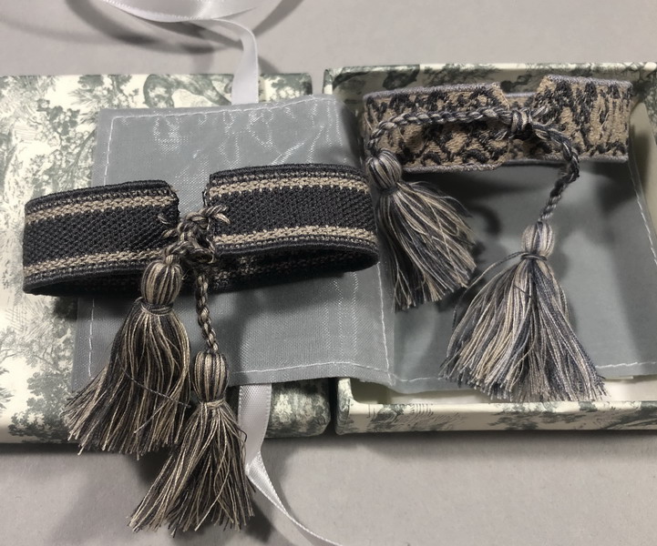

J'A Of Bracelet , Bracelet Cotton B0961 With Set Drawstring And Tassels Djmmg, Silver