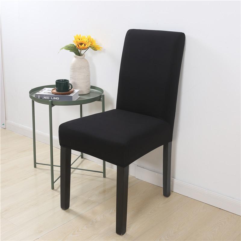 

Chair Covers Solid Color Cover Spandex Removable Stretch Dining Banquet Wedding Dinner1/2/4/6 PCS