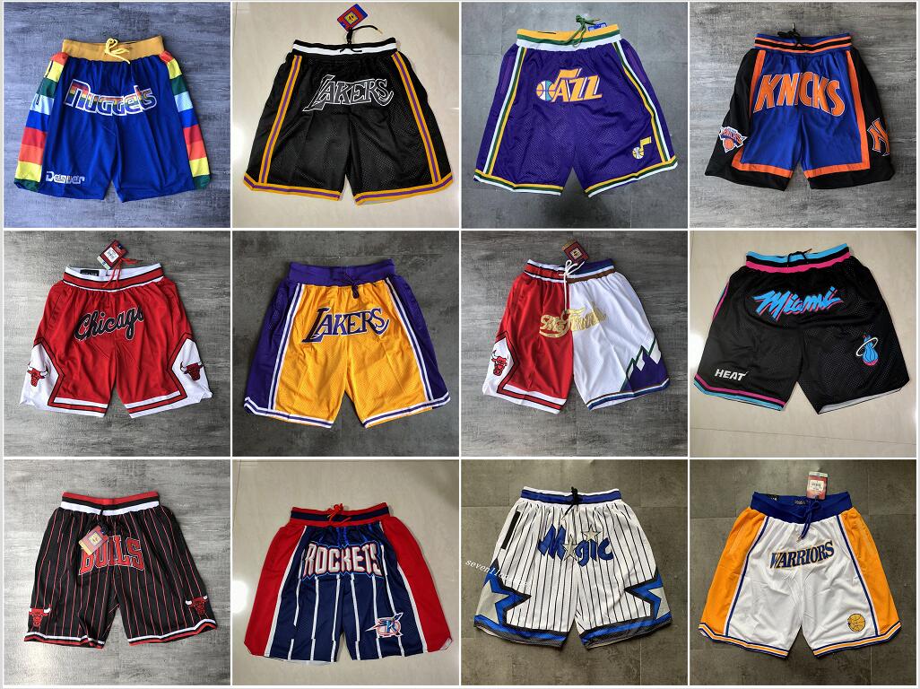

Men' Just Basketball Don Short Sweatpants Sport Shorts Zipper Pant With Pocket Pantalones Cortos De Baloncesto Pantalones Deportivos