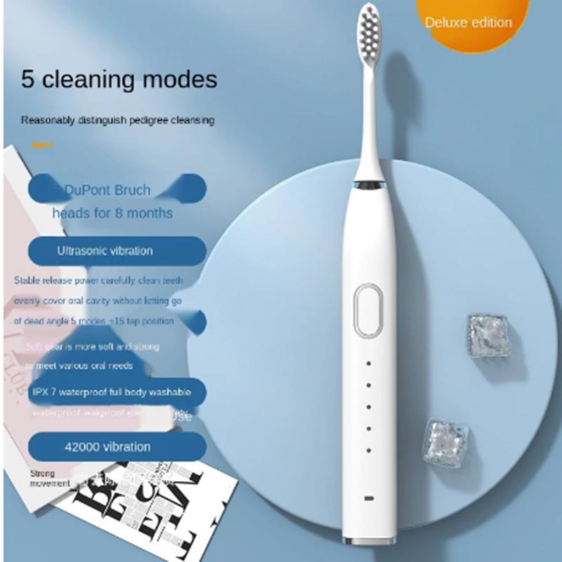 

Smart Electric Toothbrush Escova De Dentes ElÃ©trica Rotativa USB Carga Viagem Branqueamento P