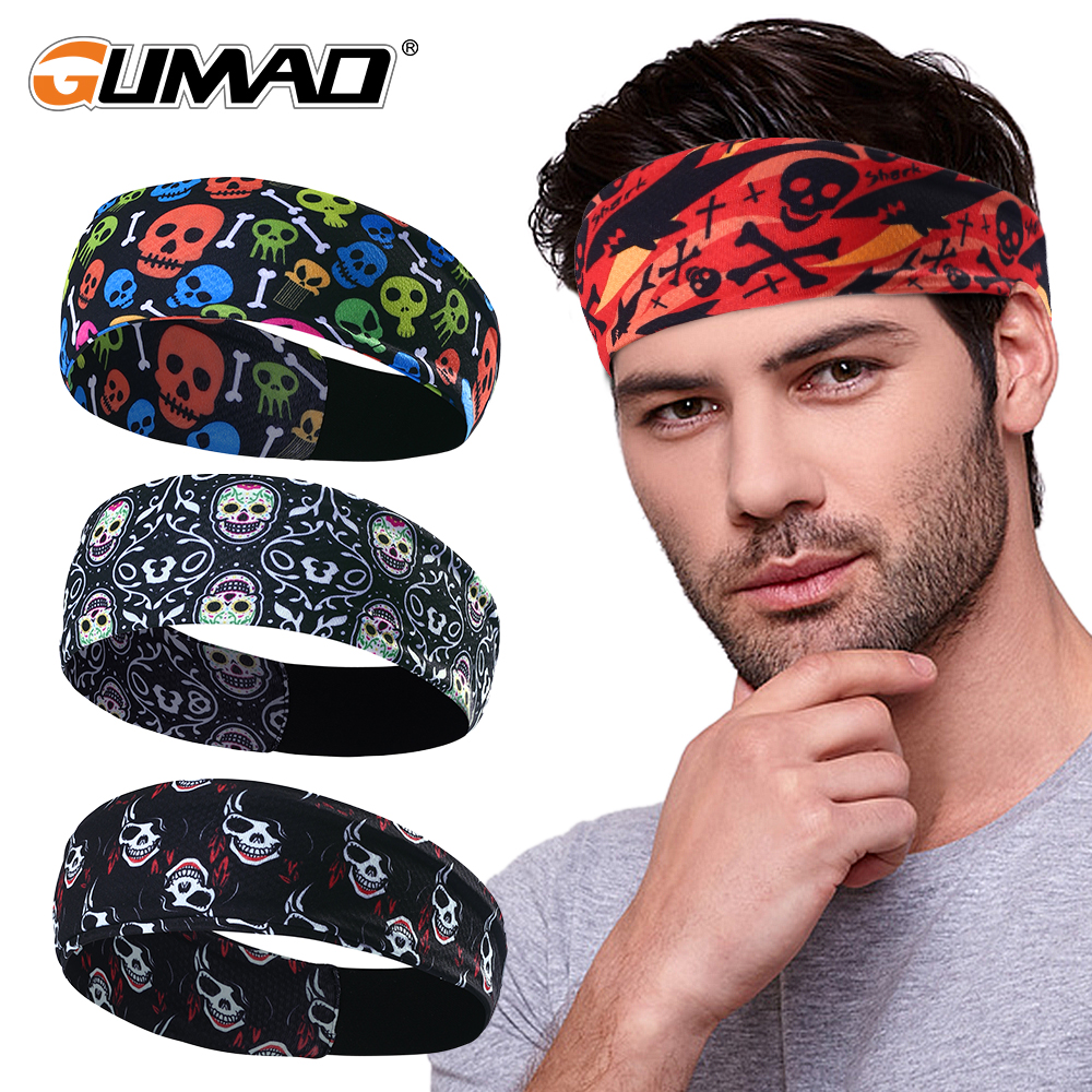 

Sport Headbands Bike Cycling Running Sweatband Fitness Jogging Tennis Yoga Gym Headscarf Head Sweat Hair Band Bandage Men Women, 01