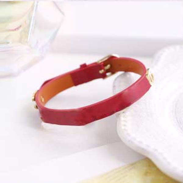 

18K Gold Plated Brand Designers Creativity C Letters Bracelets Geometric Vintage Charm Women Leather Adjustable Bracelet Wedding Party Jewerlry 21cm