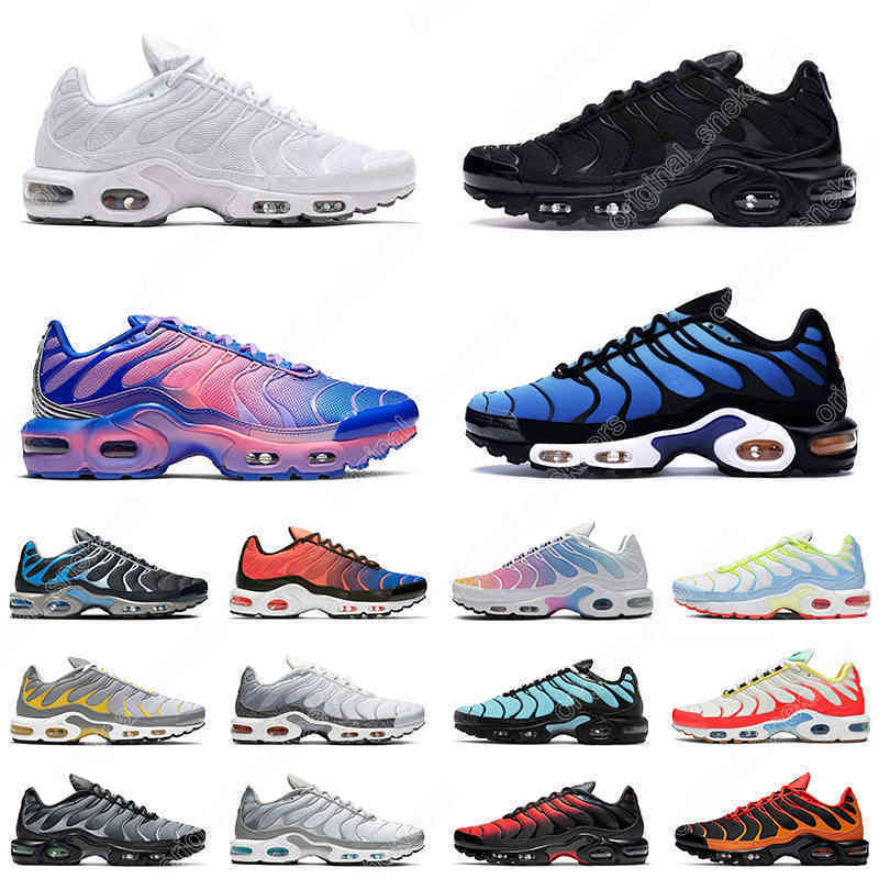 

36-45 tn plus Fade Blue Pink men women Running Shoes trainers Hyper blue Rainbow Crater Triple White Voltage Purple Wolf Grey mens outdoor, # 24