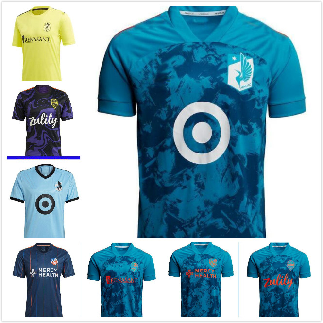 

Parley Primeblue MLS DC United Soccer jerseys 21 22 LAFC Inter Miami Atlanta LA Galaxy York Montreal Columbus jersey Seattle Sounders Kansas, Black;yellow