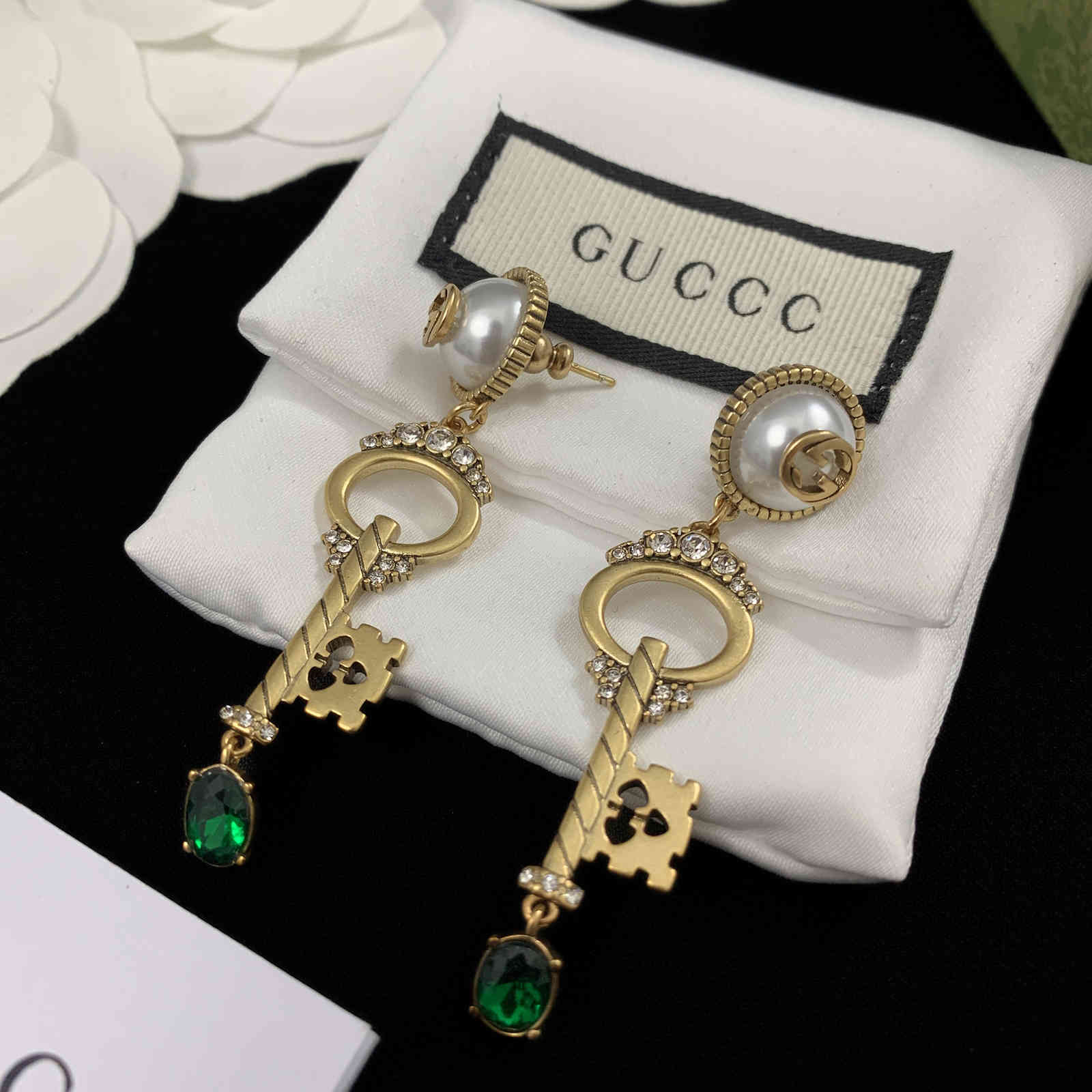 

70% OFF Luxury Jewelry Gjia gujia 2021 new key earrings for women