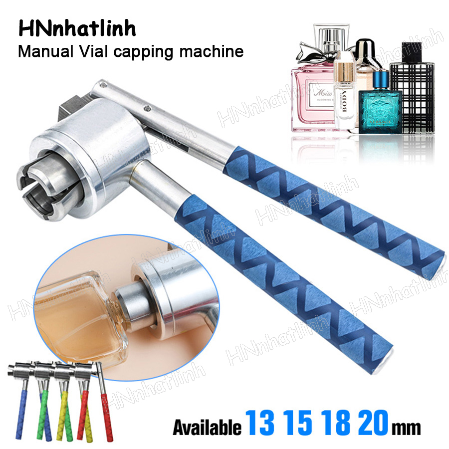 

New Manual Sealing Machines Perfume Crimper 13mm 15mm 18mm 20mm Perfumes Spray Bottles Capper Bottle Cap Crimping Capping Tools