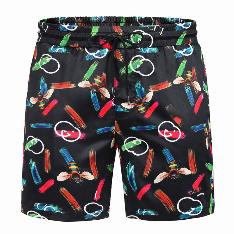 

Fashion Summer Men Stylist Short High Quality Mens Beach Shorts Casual 5 Colors Size M-3XL Wholesale H77, White;black